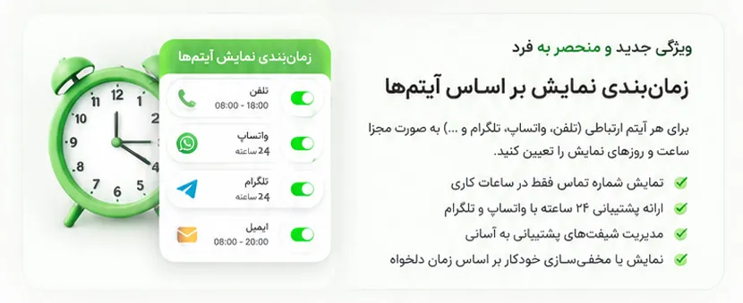 افزونه دکمه تماس وردپرس